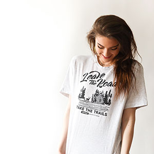 Printed T Shirt White Color